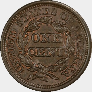 1847/47  One Cent reverse