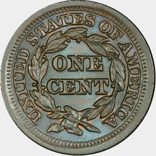 1849  One Cent reverse