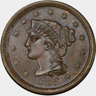 1856  One Cent obverse