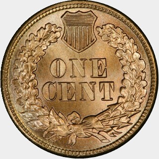 1862  One Cent reverse