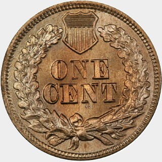 1864  One Cent reverse