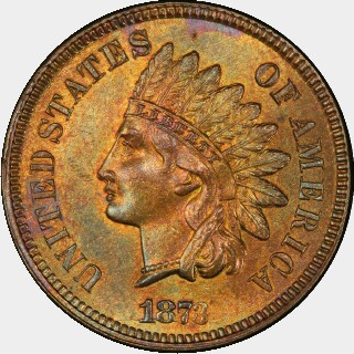 1873  One Cent obverse