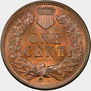 1878  One Cent reverse