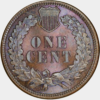 1879  One Cent reverse