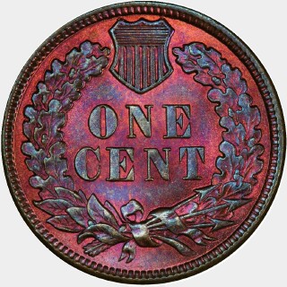 1881  One Cent reverse