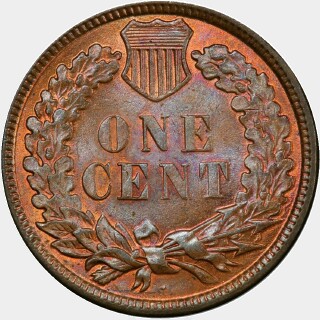1882  One Cent reverse