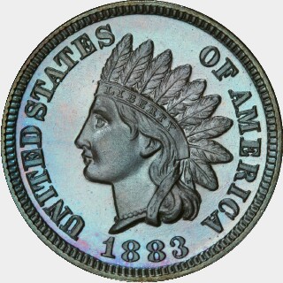 1883  One Cent obverse
