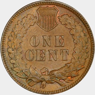 1885  One Cent reverse