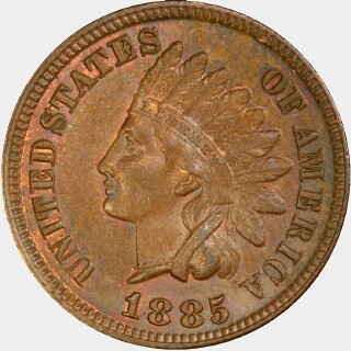 1885  One Cent obverse