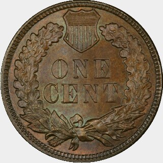 1886  One Cent reverse