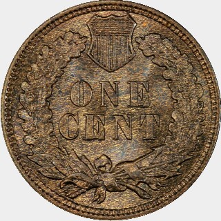 1909  One Cent reverse