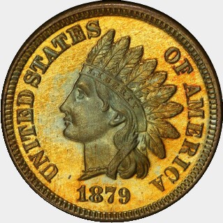 1879 Proof One Cent obverse