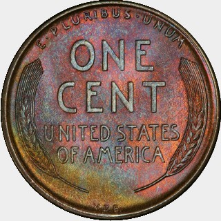 1909  One Cent reverse
