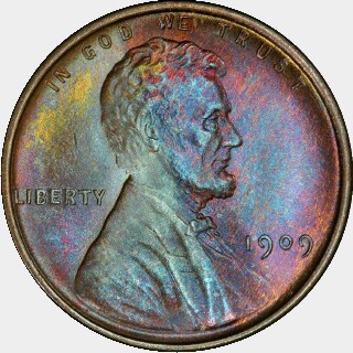 1909  One Cent obverse