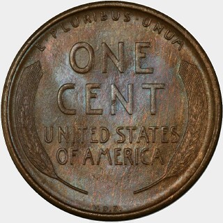 1909-S  One Cent reverse