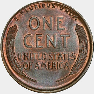 1910  One Cent reverse