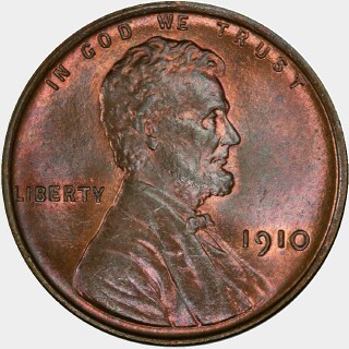 1910  One Cent obverse