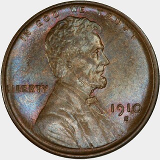 1910-S  One Cent obverse