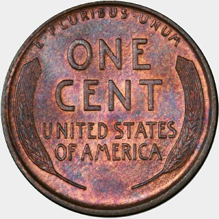 1911  One Cent reverse