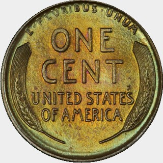 1913-D  One Cent reverse