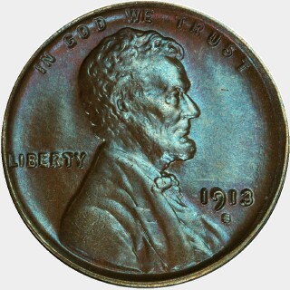 1913-S  One Cent obverse