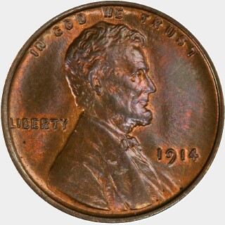 1914  One Cent obverse