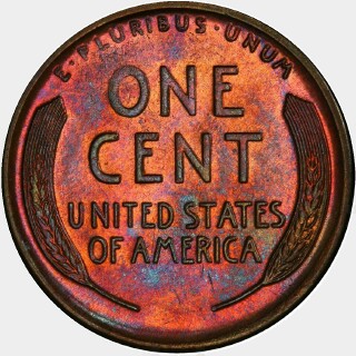 1917-S  One Cent reverse