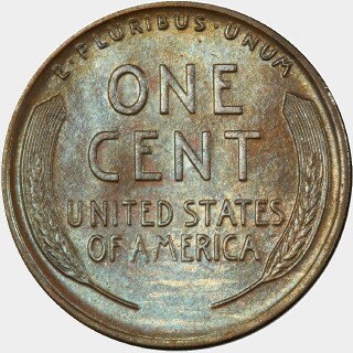 1918-D  One Cent reverse