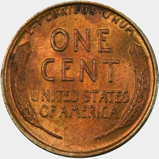 1921  One Cent reverse