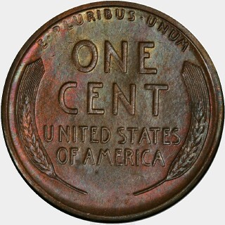 1923-S  One Cent reverse