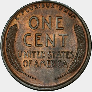 1924  One Cent reverse