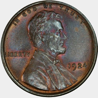 1924  One Cent obverse