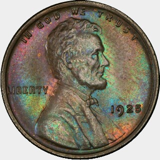 1925  One Cent obverse
