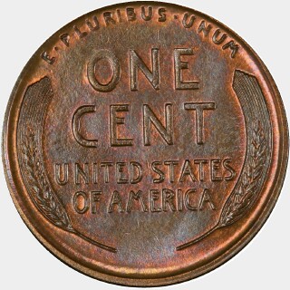 1925-D  One Cent reverse