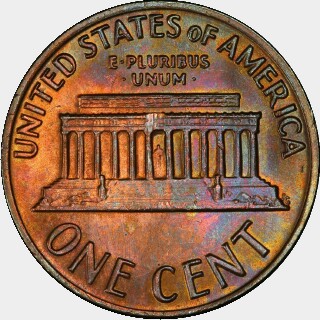 1970-S  One Cent reverse