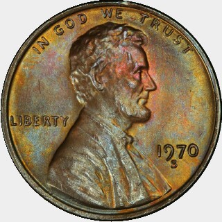 1970-S  One Cent obverse