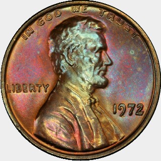 1972  One Cent obverse