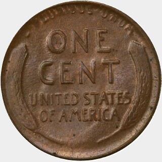 1922-D  One Cent reverse