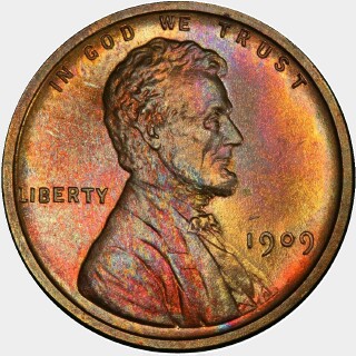 1909 Proof One Cent obverse