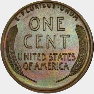 1911 Proof One Cent reverse