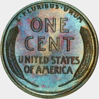 1914 Proof One Cent reverse