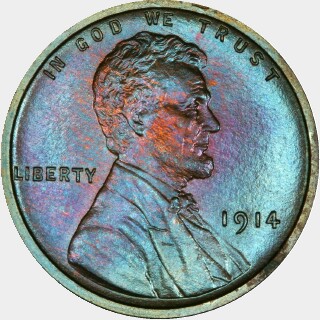 1914 Proof One Cent obverse