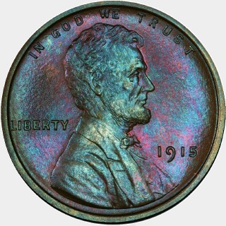 1915 Proof One Cent obverse