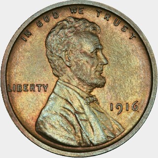 1916 Proof One Cent obverse