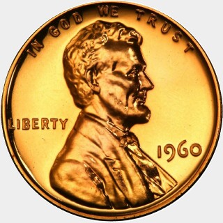 1960 Proof One Cent obverse