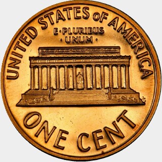 1971-S  One Cent reverse