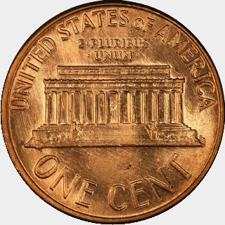 1961-D  One Cent reverse