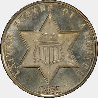 1872  Three Cent obverse