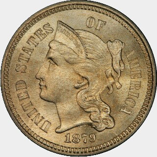 1879  Three Cent obverse