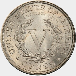 1889  Five Cent reverse